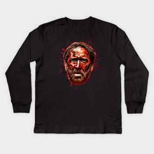 Bloody Red Kids Long Sleeve T-Shirt